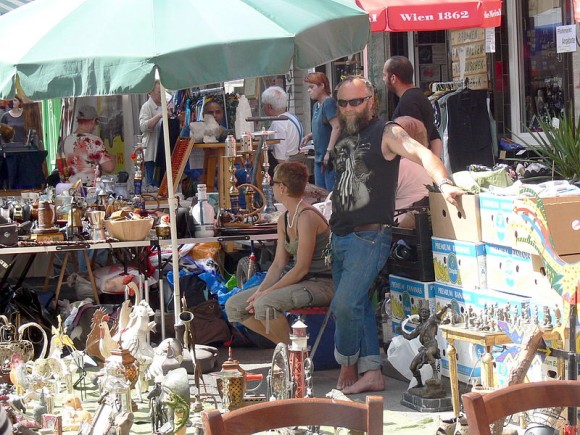 Flea Market Vienna by Wolfgang Sauber