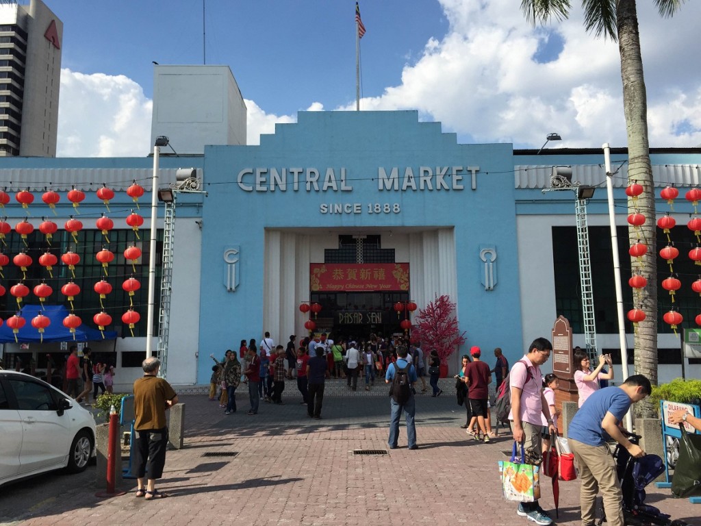 art deco central market in Kuala Lumpur