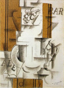 Braque’s Fruit Dish and Glass, 1912