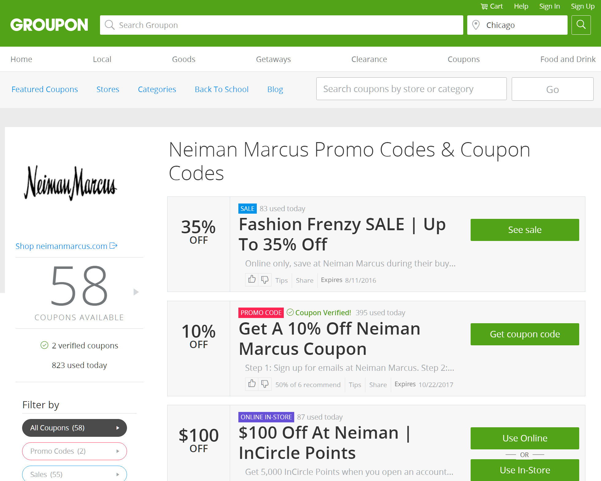groupon coupons for neiman marcus